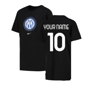 2022-2023 Inter Milan Crest Tee (Black)