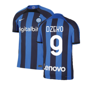 2022-2023 Inter Milan Home Jersey (DZEKO 9)