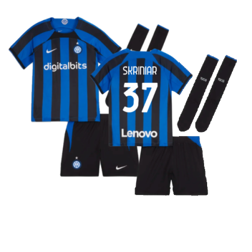 2022-2023 Inter Milan Home Mini Kit (SKRINIAR 37)