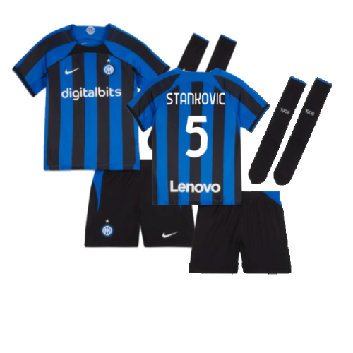 2022-2023 Inter Milan Home Mini Kit (STANKOVIC 5)