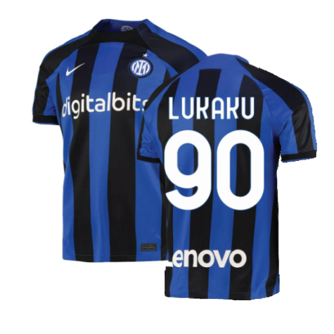 2022-2023 Inter Milan Home Shirt (LUKAKU 90)