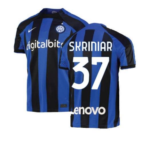 2022-2023 Inter Milan Home Shirt (SKRINIAR 37)