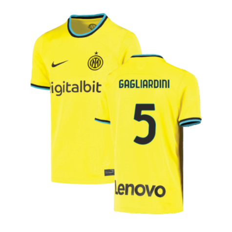 2022-2023 Inter Milan Third Shirt (Kids) (GAGLIARDINI 5)