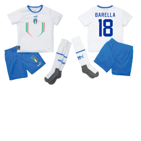 2022-2023 Italy Away Mini Kit (BARELLA 18)