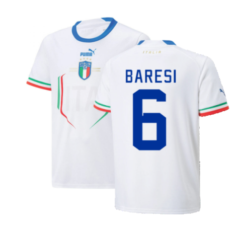 2022-2023 Italy Away Shirt (Kids) (BARESI 6)