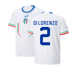 2022-2023 Italy Away Shirt (Kids) (DI LORENZO 2)