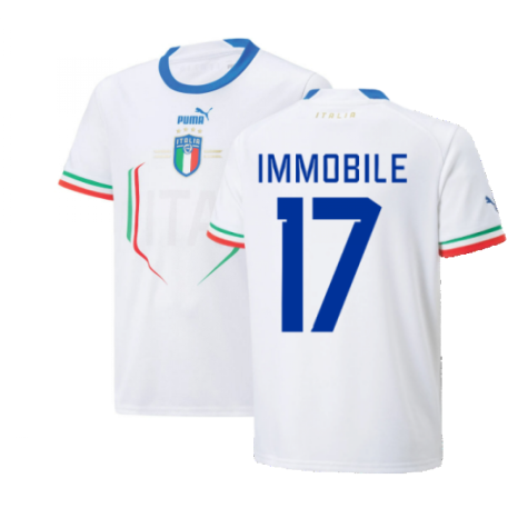 2022-2023 Italy Away Shirt (Kids) (IMMOBILE 17)