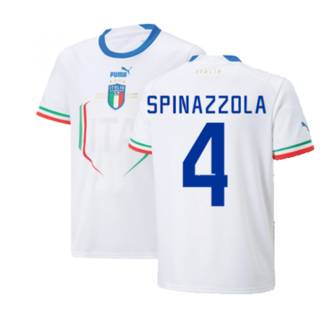 2022-2023 Italy Away Shirt (Kids) (SPINAZZOLA 4)