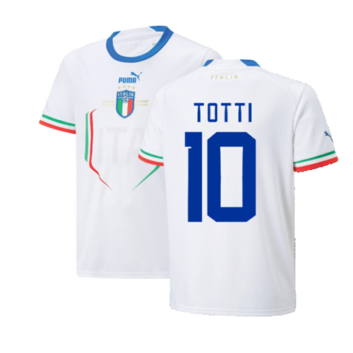 2022-2023 Italy Away Shirt (Kids) (TOTTI 10)