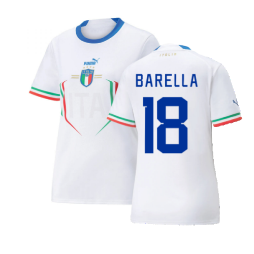 2022-2023 Italy Away Shirt (Ladies) (BARELLA 18)