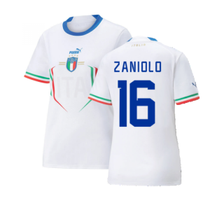 2022-2023 Italy Away Shirt (Ladies) (ZANIOLO 16)