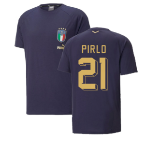 2022-2023 Italy Coach Casuals Tee (Peacot) (PIRLO 21)