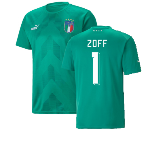 2022-2023 Italy Goalkeeper Shirt (Green) (Zoff 1)