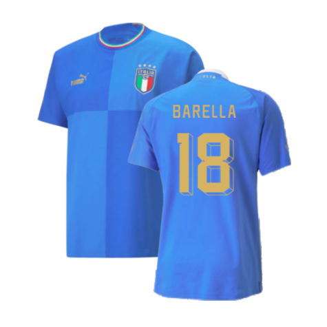 2022-2023 Italy Home Jersey Authentic with Packaging (BARELLA 18)