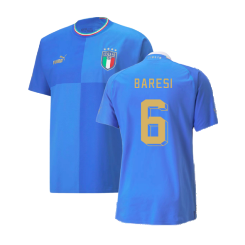 2022-2023 Italy Home Jersey Authentic with Packaging (BARESI 6)