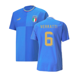 2022-2023 Italy Home Jersey Authentic with Packaging (VERRATTI 6)