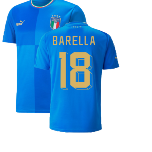 2022-2023 Italy Home Shirt (BARELLA 18)