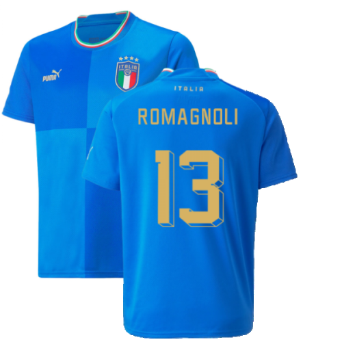 2022-2023 Italy Home Shirt (Kids) (ROMAGNOLI 13)