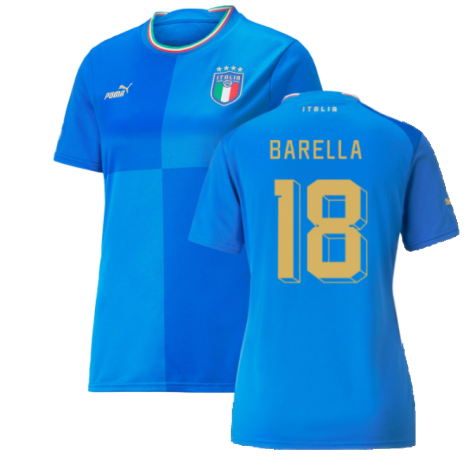 2022-2023 Italy Home Shirt (Ladies) (BARELLA 18)