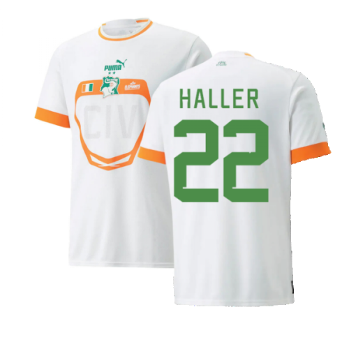 2022-2023 Ivory Coast Away Shirt (HALLER 22)