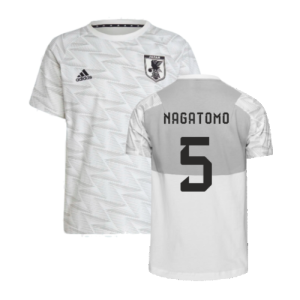 2022-2023 Japan Game Day Travel Tee (White) (Nagatomo 5)