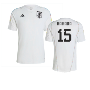 2022-2023 Japan Pre-Match Shirt (White) (Kamada 15)