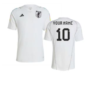 2022-2023 Japan Pre-Match Shirt (White) (Your Name)