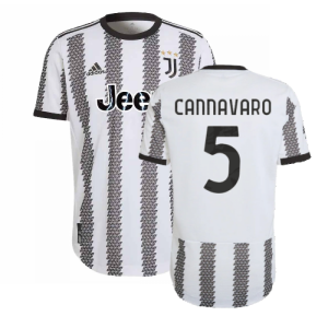 2022-2023 Juventus Authentic Home Shirt (CANNAVARO 5)