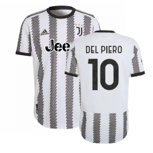 2022-2023 Juventus Authentic Home Shirt (DEL PIERO 10)