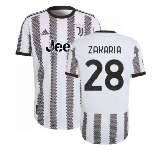 2022-2023 Juventus Authentic Home Shirt (ZAKARIA 28)