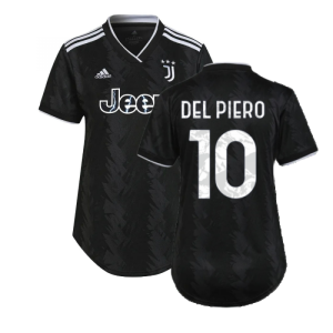 2022-2023 Juventus Away Shirt (Ladies) (DEL PIERO 10)