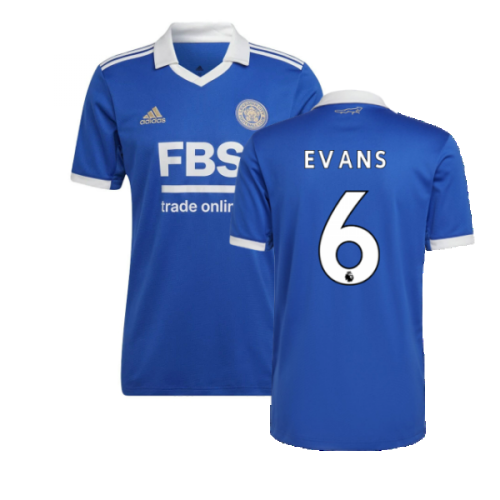 2022-2023 Leicester City Home Shirt (EVANS 6)