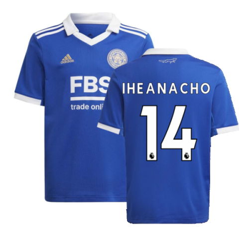 2022-2023 Leicester City Home Shirt (Kids) (IHEANACHO 14)