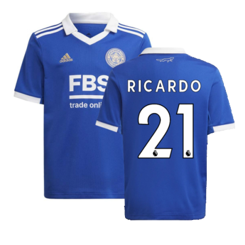 2022-2023 Leicester City Home Shirt (Kids) (RICARDO 21)