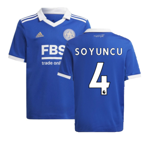 2022-2023 Leicester City Home Shirt (Kids) (SOYUNCU 4)