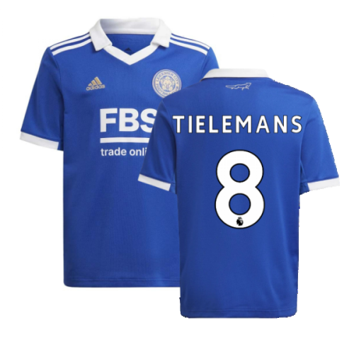 2022-2023 Leicester City Home Shirt (Kids) (TIELEMANS 8)