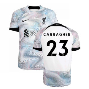 2022-2023 Liverpool Away Vapor Player Issue Shirt (CARRAGHER 23)