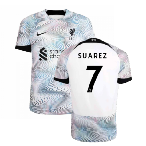 2022-2023 Liverpool Away Vapor Player Issue Shirt (Suarez 7)