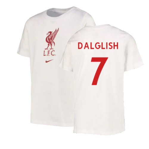 2022-2023 Liverpool Crest Tee (White) (DALGLISH 7)