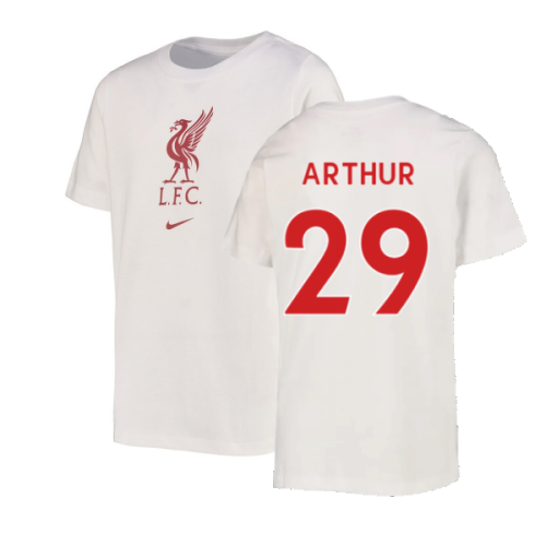 2022-2023 Liverpool Crest Tee (White) - Kids (ARTHUR 29)