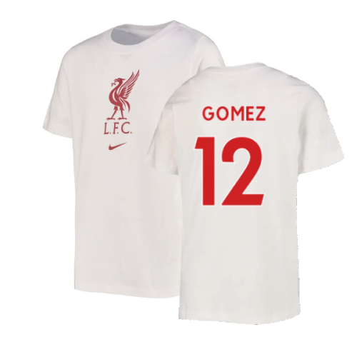 2022-2023 Liverpool Crest Tee (White) - Kids (GOMEZ 12)