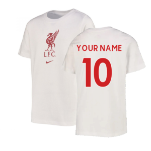 2022-2023 Liverpool Crest Tee (White) - Kids