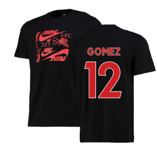 2022-2023 Liverpool Graphic Tee (Black) (GOMEZ 12)