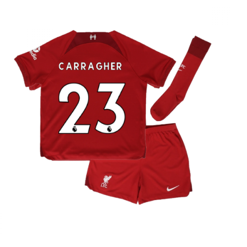 2022-2023 Liverpool Home Little Boys Mini Kit (CARRAGHER 23)