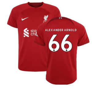 2022-2023 Liverpool Home Shirt (Kids) (ALEXANDER ARNOLD 66) 2022-2023 Liverpool Home Shirt (Kids) (ALEXANDER ARNOLD 66)