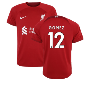 2022-2023 Liverpool Home Shirt (Kids) (GOMEZ 12)