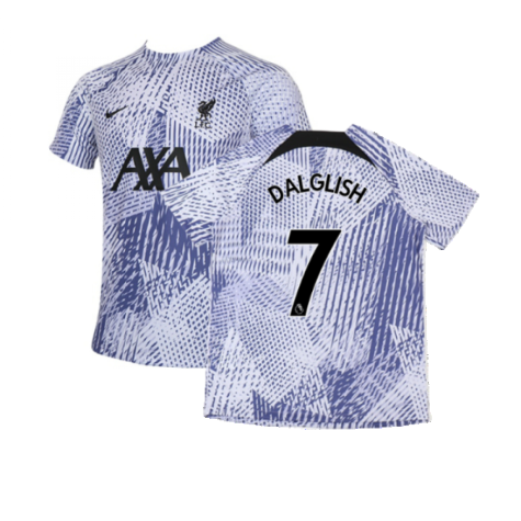 2022-2023 Liverpool Pre-Match Training Shirt (Pure Violet) (DALGLISH 7)