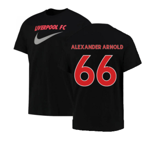 2022-2023 Liverpool Swoosh Tee (Black) (ALEXANDER ARNOLD 66)