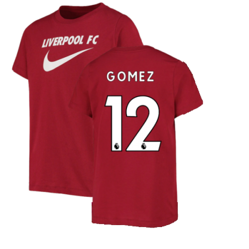 2022-2023 Liverpool Swoosh Tee (Red) (GOMEZ 12)