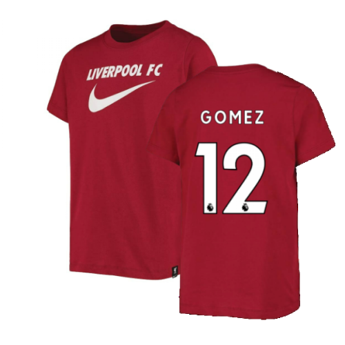 2022-2023 Liverpool Swoosh Tee (Red) - Kids (GOMEZ 12)